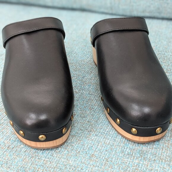 J. Crew convertible leather clogs black size 8.5 - Picture 6 of 6